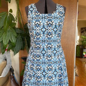 The Limited Blue Boho-Print Dress